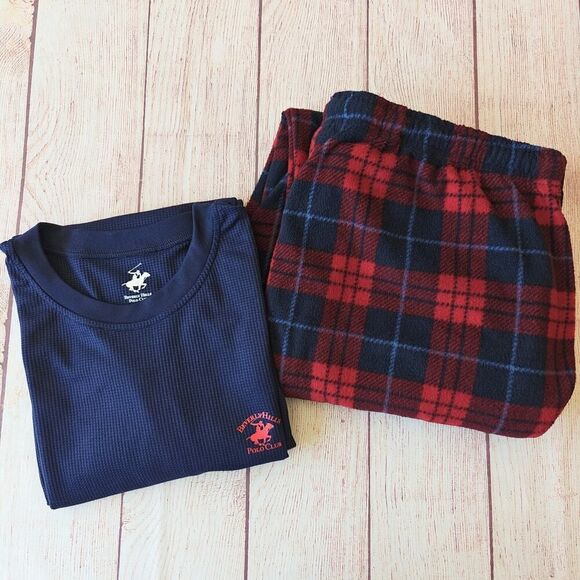 Beverly Hills Polo Club 2-piece lounge set sz L - Picture 2 of 10